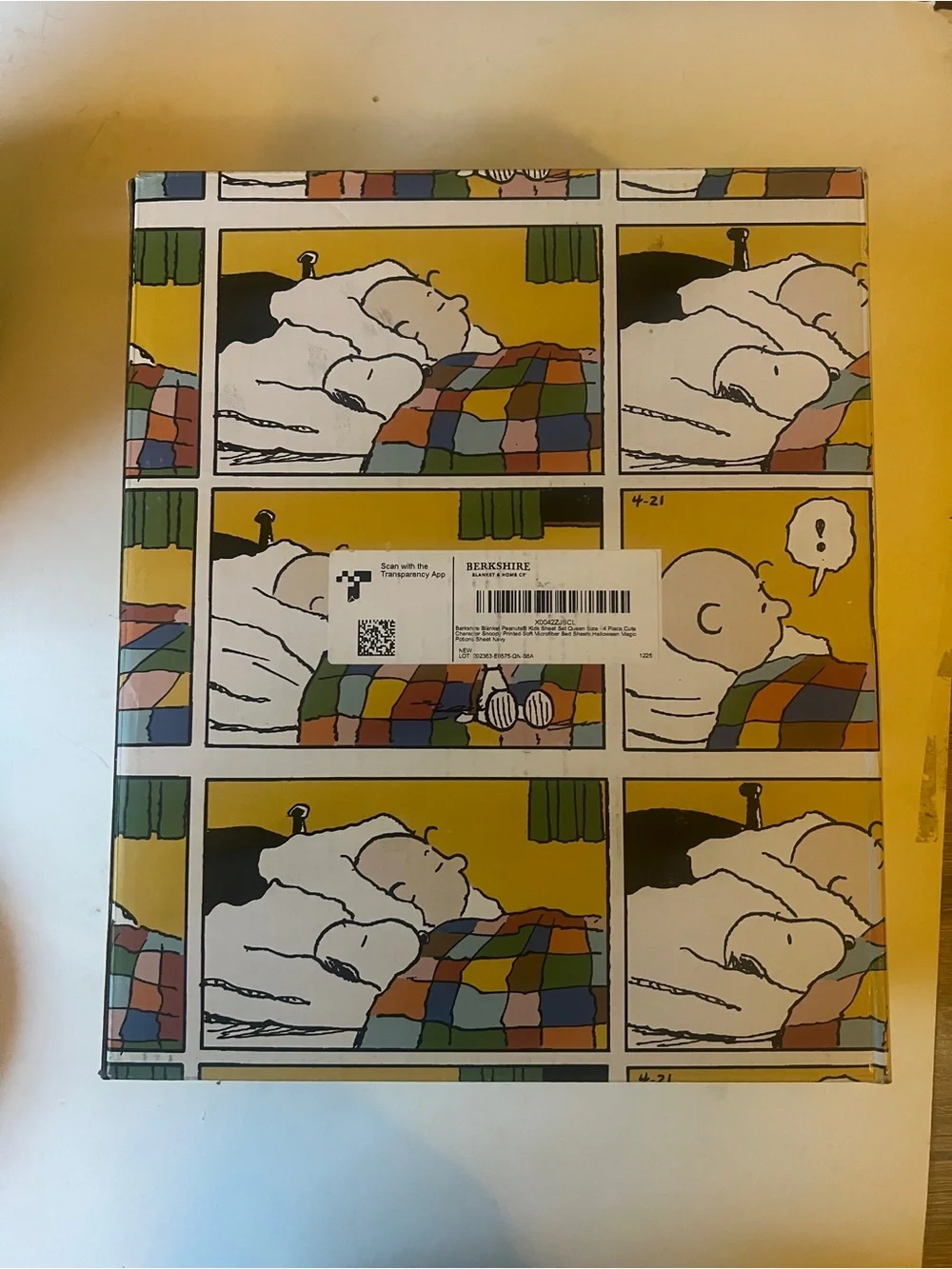 NEW DISCONTINUED Berkshire Peanuts Halloween Snoopy Woodstock Queen Sheet Set